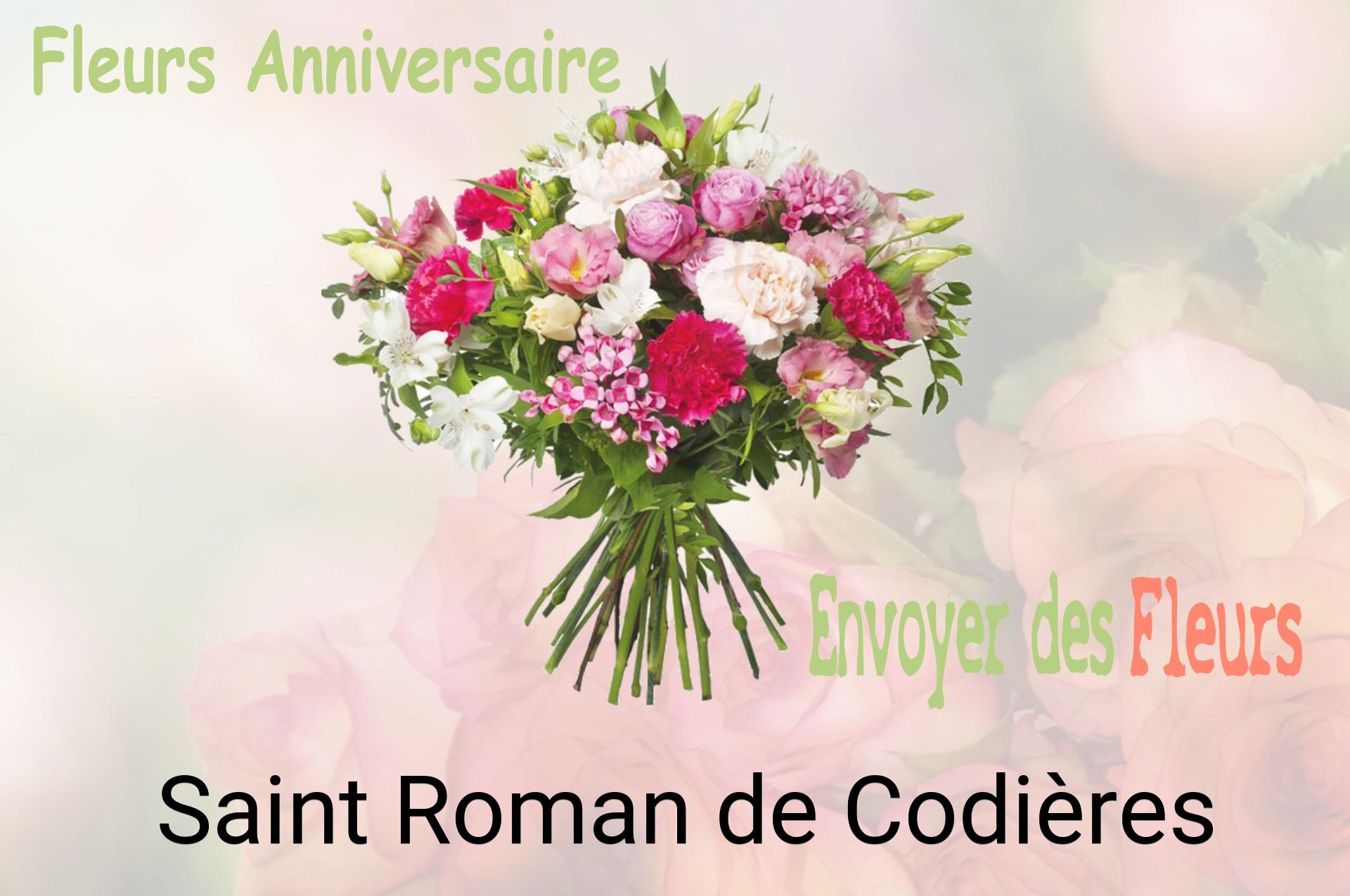 Bouquet de fleurs d’anniversaire livré à Saint-Roman-de-Codières