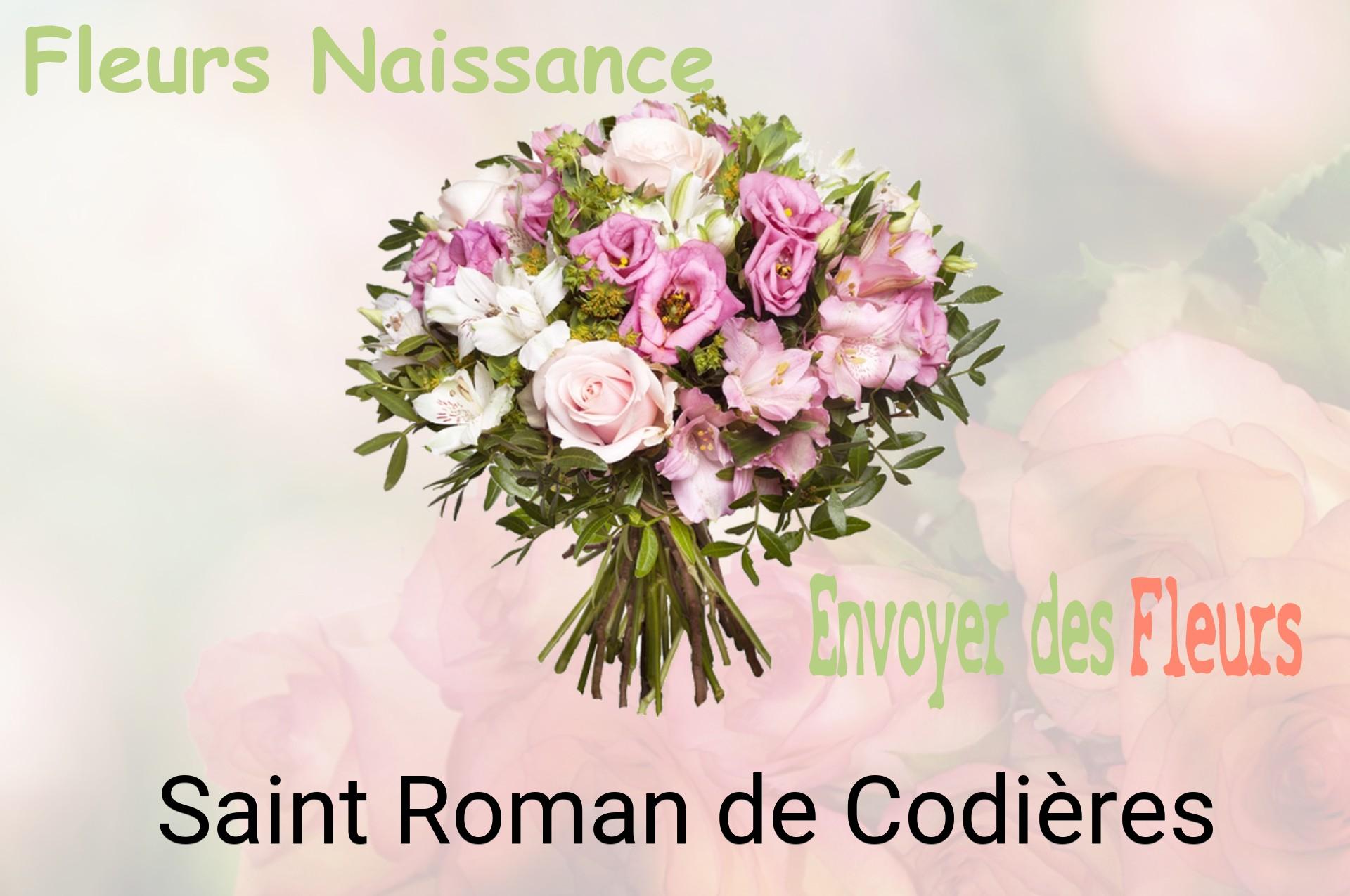 Bouquet de fleurs de naissance livré à Saint-Roman-de-Codières